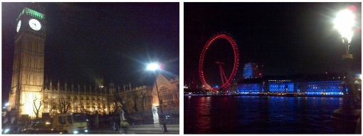 London river run 10k Big Ben London Wheel